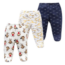 Load image into Gallery viewer, 3PCS Baby Pants 100% Cotton Baby Girls and Boys Clothes Unisex Casual Bottom PP Pants Newborn Baby Clothing For Children