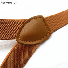 Load image into Gallery viewer, Men Suspenders Pants 2*100Cm 6 Buckles Men's Suspenders Adjustable Elasticity Braces Suspenders Women's Pants Braces Man