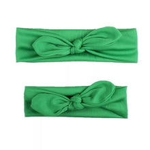 Load image into Gallery viewer, Mother & Baby Headbands Print Floral Elastic Hair Bands Parent-Child Hair Accessories Bow For Baby Girls Bow in Modern Design