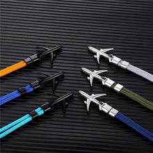 Load image into Gallery viewer, Modern NEW Planes Bracelets For Men and Women In Elegant Charm Chain Paracord Bracelet Metal Airplane Hooks Summer Style