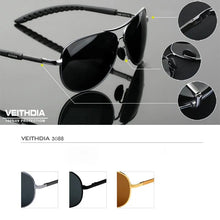 Load image into Gallery viewer, Men Women Sunglasses VEITHDIA Polarized UV400 Brand Designer Outdoor Driving Sports Cycling Eyewear Sun Glasses For Male 3088