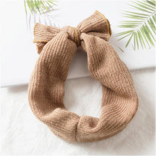 Load image into Gallery viewer, Modern Headbands Knitted Newborn Baby Bows Head Warm Headband Infant Toddler Hair Bow for Girls Kids