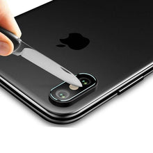 Load image into Gallery viewer, 2Pcs Clear Back Camera Lens Protector Protective Film Tempered Glass For iPhone XS Max X XR 8Plus 7Plus 8 7 Plus 6 6S Camera Lens Protector Super Clear Ultra HD Back Camera Lens Tempered Glass Cover