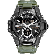 Load image into Gallery viewer, Modern Luxury Sport Watch For Men Fashion Casual Alarm Clock 50M Waterproof In Military Chrono Dual Display Style Wristwatches Relogio Masculino