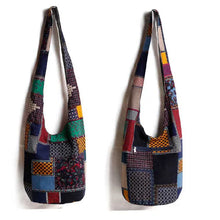 Load image into Gallery viewer, Vintage Hippy Hippie Bohemian Bag Women Shoulder Crossbody Bags Cotton Women's Handbags Books School Travel Bucket Bag