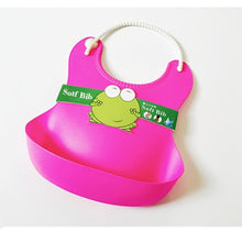 Load image into Gallery viewer, Modern Baby Plastic Bibs Waterproof Lunch Bibs for Boys & Girls Infants Silicone Feeding Baby Saliva Waterproof Aprons for Baby