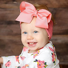 Load image into Gallery viewer, Baby Girls Headbands Hair Accessories Turban Solid Head wear Hair Band Bow Girl Accessories