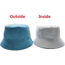 Load image into Gallery viewer, Modern Baby Girls Sun Hat Cotton Baby Hat Kids Child Cap Bowknot Flower Print Bucket Hat Double Sided