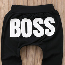 Load image into Gallery viewer, Modern Printed Baby Letter BOSS Pants Cotton Baby Pants / Casual Trousers for Boy and Girl Clothes