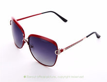 Load image into Gallery viewer, Luxury Polarized Ladies Woman Gradient Round Oversized Modern Sunglasses Brand oculos lunette de soleil femme