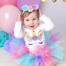 Load image into Gallery viewer, New 1st Birthday Tutu Baby Infant Christening Cake Dresses for Party Kids 1 Year Baby Girl For Birthday Party