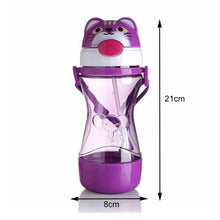 Load image into Gallery viewer, Baby Cartoon Drink Water Straw Cup for Kids Cute Juice Training Bottle Cups Infant Learn Drinking Bottles For Baby