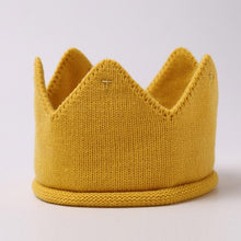Load image into Gallery viewer, Crown Baby Hat Photography Props Knit Newborn Baby Girl Boy Hat Turban Infant Toddler Beanie Cap For Kids
