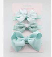 Load image into Gallery viewer, Handmade Vintage Retro Baby Elastic flower Headband Bowknot Hairband Toddler Infants For Baby