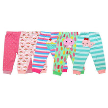 Load image into Gallery viewer, Random 100% Cotton Baby Pants Cartoon Print Newborn Baby Clothes Spring Autumn Toddler Leggings 0-24 Months For Baby Boys and Girls