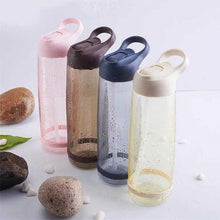 Load image into Gallery viewer, Portable Water Bottle With Straw Healthy Plastic Travel Drinkware Sports Shaker Drink Bottles For Kids