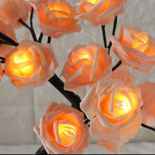 Load image into Gallery viewer, STEVVEX Rose Shaped Table Lamp Flower Rose Tree Decorative Light for Living Room Bedroom Kids Room/Decor Light