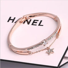 Load image into Gallery viewer, Rose Gold Stainless Steel Bracelets & Bangles Female Heart Forever Love Charm Bracelet For Women