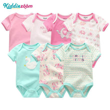 Load image into Gallery viewer, Unisex Newborn Baby Rompers Clothing Infant Jumpsuits 100%Cotton Children 7Pcs/Lot Set for Girls and Boys Jumpsuits For Kids