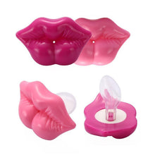 Load image into Gallery viewer, Silicone Baby Lip Pacifier Kiss Pink Rose Red Lip Shape Teeth Soothers Funny Baby Pacifiers For Baby and For Kids