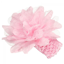 Load image into Gallery viewer, Luxury Handamde Pearl Baby Kids Fashion Headbands Nylon Flower Girl Hairband Pearl Turban Soft Bow