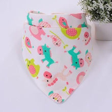 Load image into Gallery viewer, Baby Bibs Cute Cartoon Pattern bib Burp Cloths Saliva Towel Cotton Infant Burp Cloths Bib For Kids