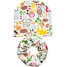 Load image into Gallery viewer, Modern Cartoon Cotton Baby Hat Winter Baby Girls Hat Newborn Boys Hats Kids Cap Scarf Set Children Beanies For Kids With Scarf