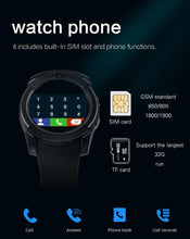 Load image into Gallery viewer, Famous Sport Men Smart Watch WIth SIM card For Android and IOS sistems With Camera Rounded Answer Call Dial Call Smartwatch and Heart Rate Fitness Tracker
