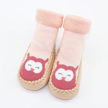 Load image into Gallery viewer, Baby Warm Stretchy Booties Sock With Rubber Soles For Newborn Baby Girl And Boy Socks Slipper
