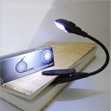 Load image into Gallery viewer, Led Book Light Mini Clip-On Flexible Bright LED Lamp Light Book Reading Lamp For Travel Bedroom Book Reader Christmas Gifts
