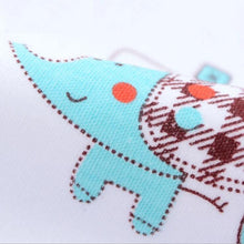 Load image into Gallery viewer, Soft Newborn Cotton Elephant Feeding Burp Cloth Waterproof Infant Animal Double Layer Bandana Feeding Bib For Kids