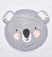 Load image into Gallery viewer, Play Mat Cartoon Animal Baby Mats Newborn Infant Crawling Cotton Round Floor Carpet Rugs Mat for Kids Room Nursery Decor