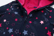 Load image into Gallery viewer, Ski suit For Children Soft Shell Outdoor Jacket Waterproof Fleece Lining Jumpsuit For Boys and Girls In Modern Colorful Design
