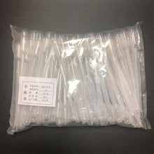 Load image into Gallery viewer, 500pcs lab 0.2ml 0.5ml 1ml 2ml 3ml 5ml plastic pasteur pipette transfering dropper for school experiment