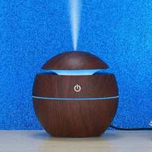 Load image into Gallery viewer, 130ML USB Aroma Diffuser Ultrasonic Cool Mist Humidifier Air 7 Color Change LED Night Light For Office Home