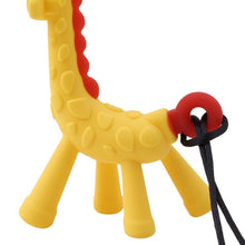 Load image into Gallery viewer, Unique Cute Cartoon Giraffe Shape Baby Teether Silicone Teething Toy New Hanging Toy For Baby Activity
