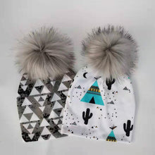 Load image into Gallery viewer, Fashion Newborn Baby Children Hat Cap Pompom Infant Toddler Comfortable Hats Beanies For Kids Boys And Girls