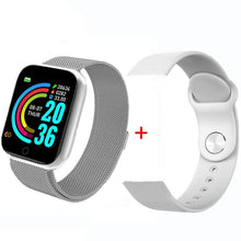 Load image into Gallery viewer, Luxury NEW Fashion Style Stainless Steel Smart Watch For Women and Men Electronics Sport Wrist Watch For Android IOS Square Smartwatch Smart
