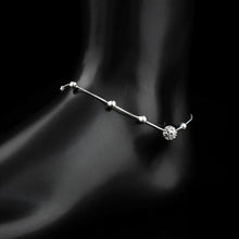 Load image into Gallery viewer, Hot Sale Fashion 925 Sterling Silver Anklet Chain Hollow Ball Pendant Anklets Bracelet Chain For Women's Wedding Jewelry Gift