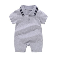 Load image into Gallery viewer, Style Summer Baby Boy girl Rompers 100% Cotton Gentleman Romper Toddler Kids Jumpsuits For Boys