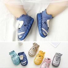 Load image into Gallery viewer, Modern Elegant Baby Girls & Boys Autumn Winter Cotton Soft Sole Cartoon Shoes Socks For Baby Kids