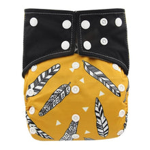 Load image into Gallery viewer, All-In-One Cloth Diaper for Baby Bamboo Charcoal Eco-friendly Baby Cloth Diaper