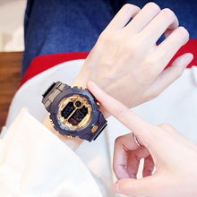 Load image into Gallery viewer, Electroic Shock Digital Watch Unisex Sports Waterproof Watch With LED Colorful Mode Wristwatch For Men and woman