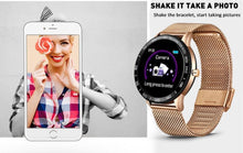 Load image into Gallery viewer, Modern Luxury New Smart Watch For Men and Women LED Color Screen And With Heart Rate Blood Pressure Tracker With Multi-Function Mode Sport Smartwatch fitness Tracker
