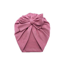 Load image into Gallery viewer, Luxury Modern Baby Headband Hat Bowknot Print Cotton Stretchy Turban Headband Infant Head Wrap Beanie Hat For Babies and Kids