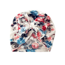 Load image into Gallery viewer, Luxury Modern Newborn Infant Baby Girl Boy and Mom Turban Hat Bows Flower Head Wrap Leopard Hat Cotton Cap For Parent-child