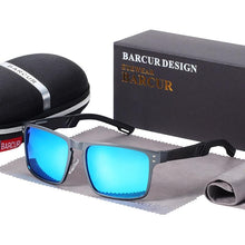 Load image into Gallery viewer, Hot Black Goggle Male Sunglasses Luxury Brand Men Glasses In Business High Quality Luxury Modern Style With UV400 Protection