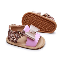 Load image into Gallery viewer, Baby Kids Girl Sandals Pre Walker Newborn PU Leather Soft Sole Shoes Bowknot Girls Shoes