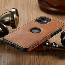 Load image into Gallery viewer, Luxury PU Leather Phone Case For iPhone 14 pro max 13 Pro max 11 12 Pro Max XR XS Max X 7 Plus case leather Slim Back Cover Compatible with iPhone 13 Pro Case Slim Leather Classic Luxury Elegant Phone Cover