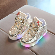 Load image into Gallery viewer, Modern Trend NEW Fashion Style Baby Fashion Sneakers For Children Girls Star Luminous Child Casual Colorful Light LED Shoes Sneakers